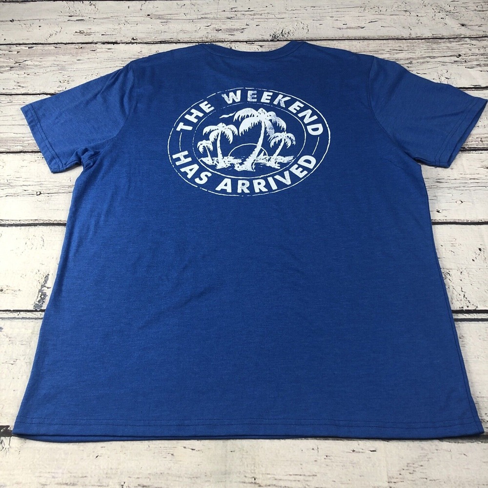 New Men's Chubbies The Relaxer Short Sleeve Blue XL T-Shirt NWT - Picture 11 of 12